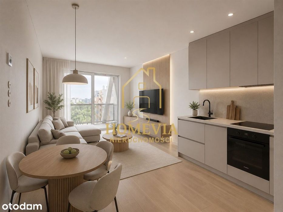 Apartament | 2 pokoje | Duży taras | Widok na par