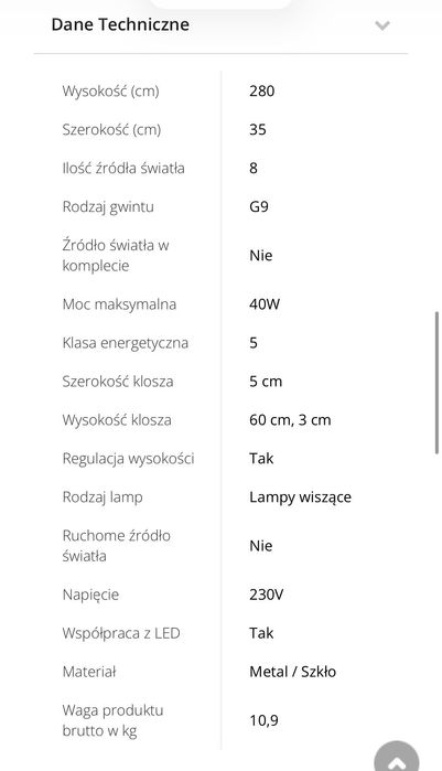 Nowa Lampa sufitowa Azzardo 8 biała