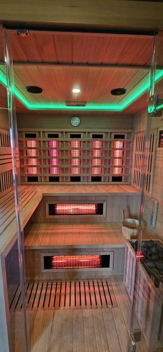 Domek jacuzzi cały rok sauna kominek wczasy Rusinowo Jarosławiec