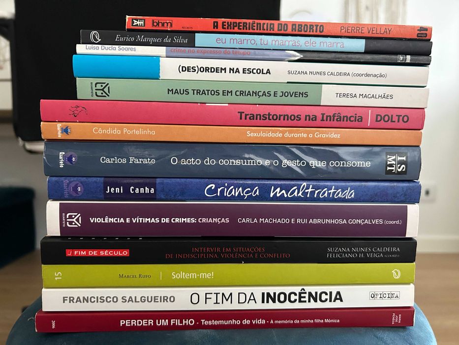 14 livros psicologia áreas infanto-juvenil