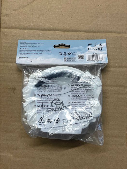 Maska Przeciwpyłowa Budowlana Przeciwpyłowa 2szt. FFP1