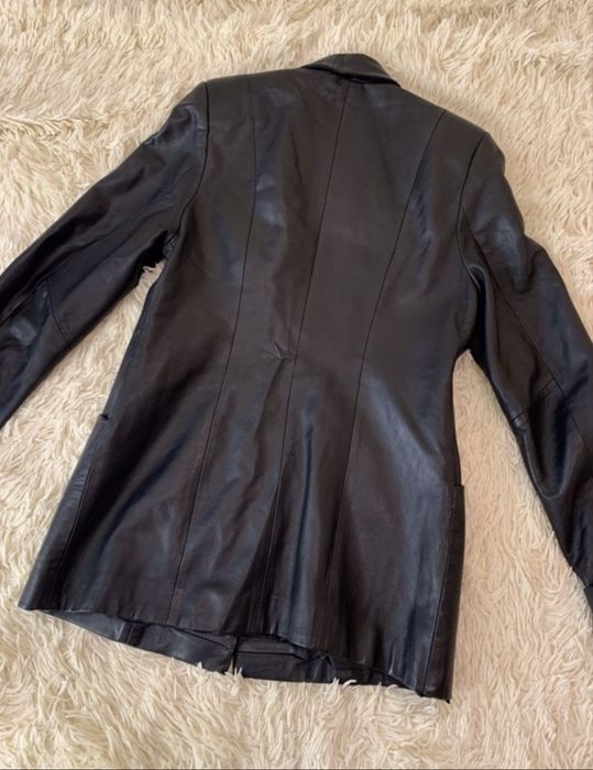 Пиджак удлиненный (натуральная кожа)