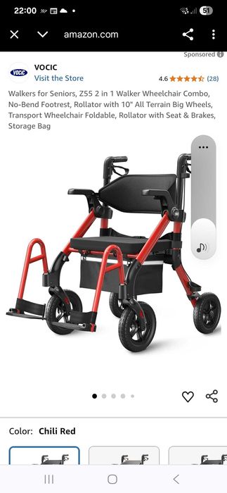 chodzik i wózek dla seniora Z55