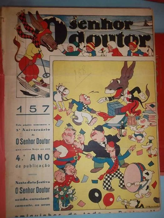 O SENHOR DOUTOR - Nº 1 a 260, primeiros cinco anos completos.