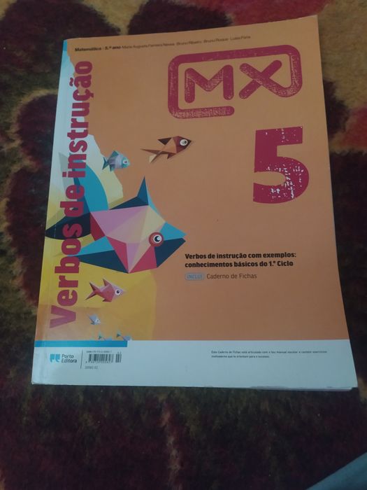 Matemática MX 5°ano verbos de instrução + fichas