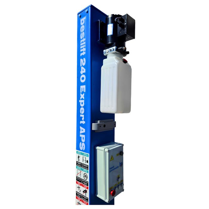 BEST PRODUCTS BESTLIFT 240 EXPERT APS podnośnik dwukolumnowy samochodowy 4T SYSTEM APS + OLEJ Hydrauliczny HL32