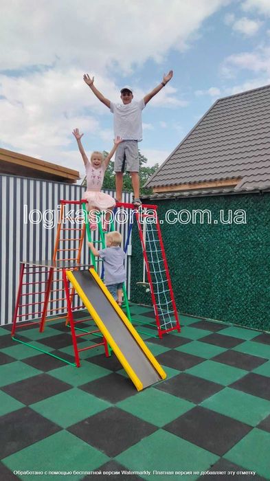 Горка, качели, игровая детская площадка 1,5- 2 м, спортивный комплекс