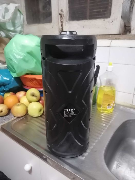 Coluna portátil com som, rádio, Mp3, Bluetooth, mocrofone