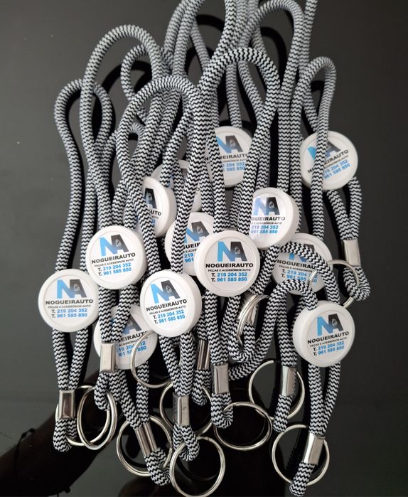 Porta chaves personalizados várias cores disponíveis