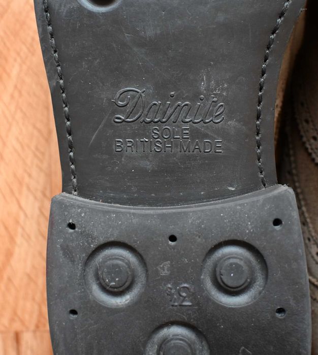 Buty męskie Berwick 1707 Derby 5544 Janus Rame Dainite Sole EU 44,5