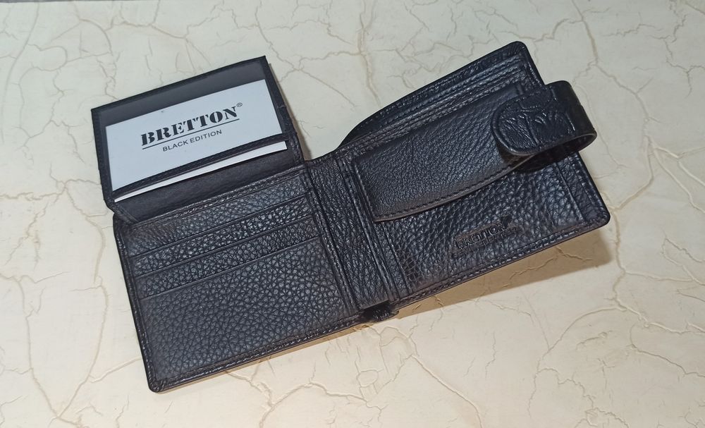 Кошелек мужской BRETTON гаманець чоловічий шкіряний портмоне
