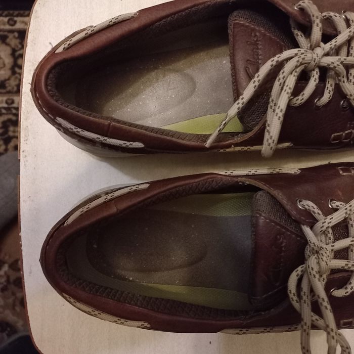 Макасины CIarks оригинал кожаные