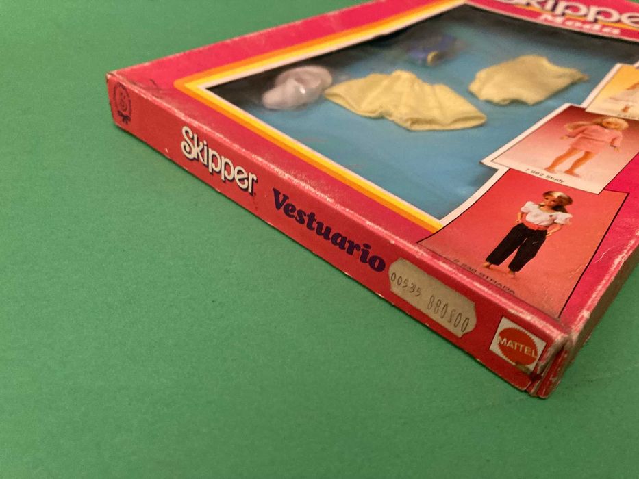 Conjunto Roupa Boneca Skipper Moda Modelo Squash Mattel Spain 1986 Nov