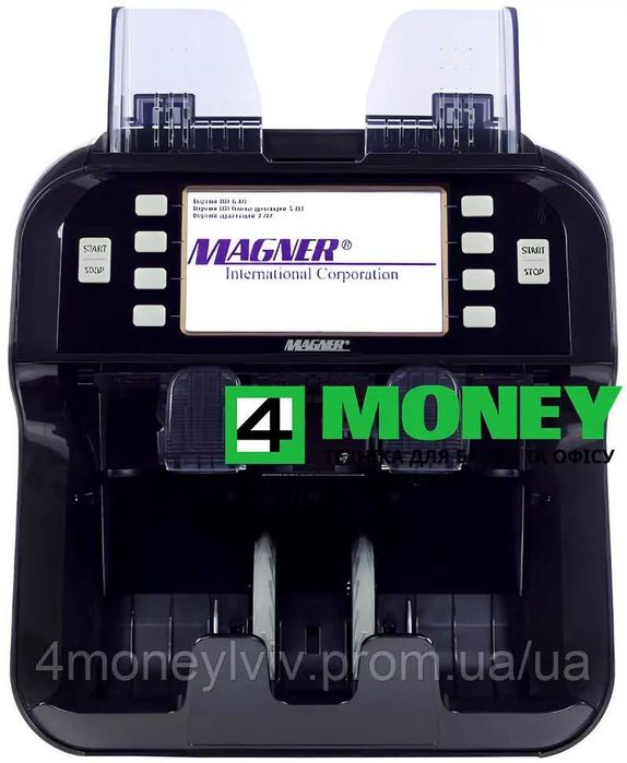 Сортировщик Банкнот MAGNER 155V до 1200 купюр/мин + 2 RGB CIS, UV/MG/IR/US ДЕТЕКЦИЕЙ Официальный Сервисный центр по Украине. Поддержка 24/7. Гарантия