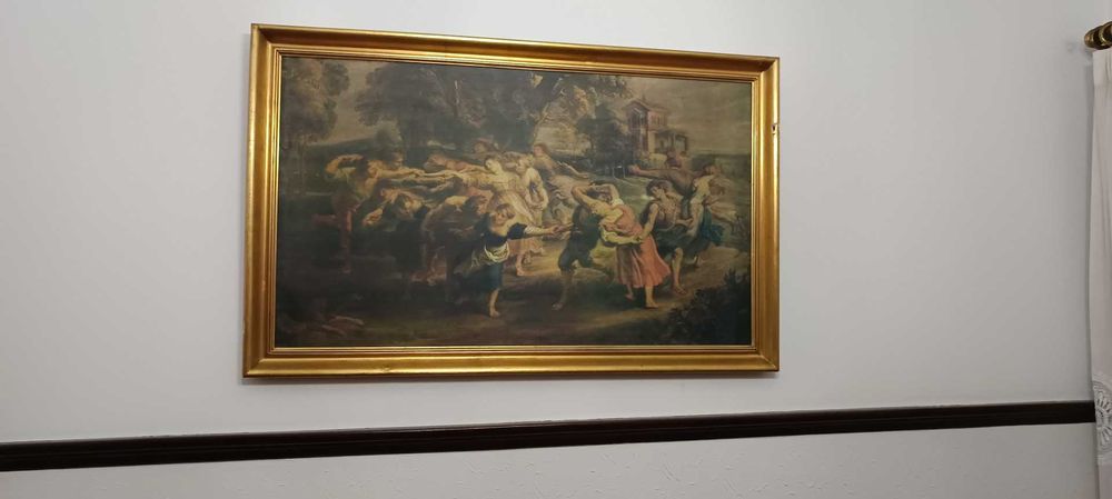 Móvel sala, mesa , sofás e quadro