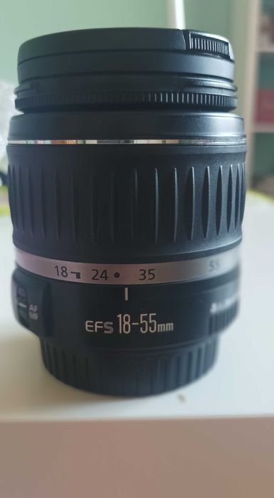 Lente Canon EFS 18- 55 mm + filtro UV