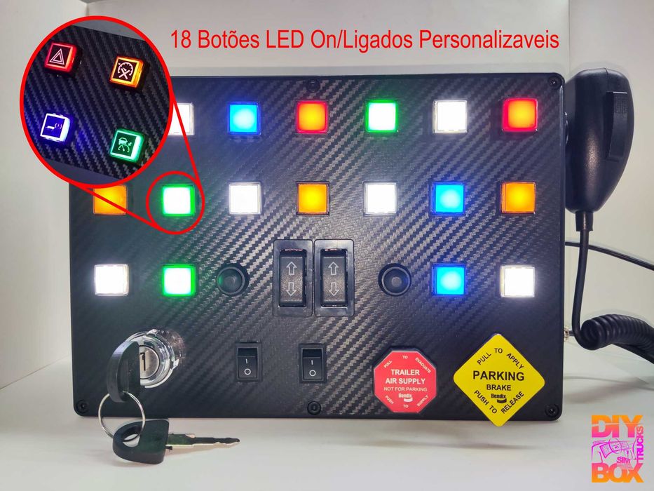 SIM-RCB2 PRO LED Button Box for PC440944687947468801