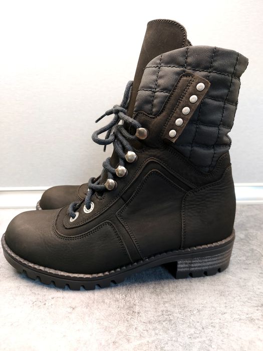 Workery skóra naturalna + wełna (wool ) roz.34 botki , trzewiki