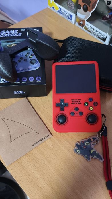 Consola de Jogos szsmart R36S 256GB retro console Nintendo Playstation Gameboy Pokémon