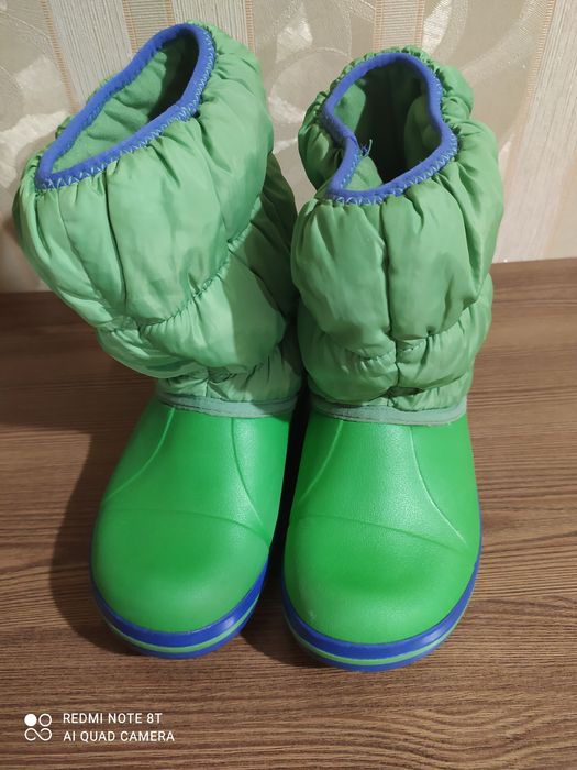 Детские сапоги crocs (с 13). Подходят как на мальчика,так и на девочку