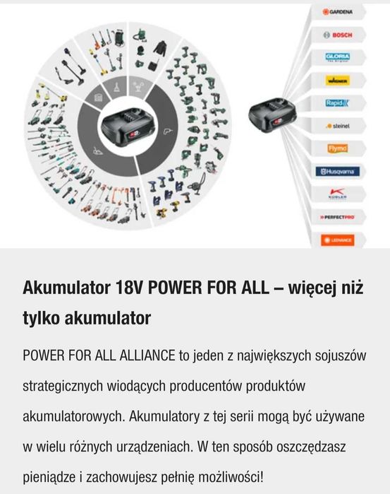 nożyce teleskopowe, akumulatorowe  do gałęzi Gardena Easy Cut 110/18V