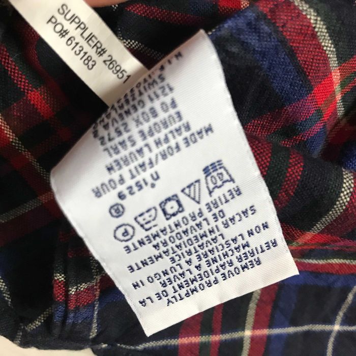 RALPH LAUREN r.XS oryginalna koszula męska w kratę