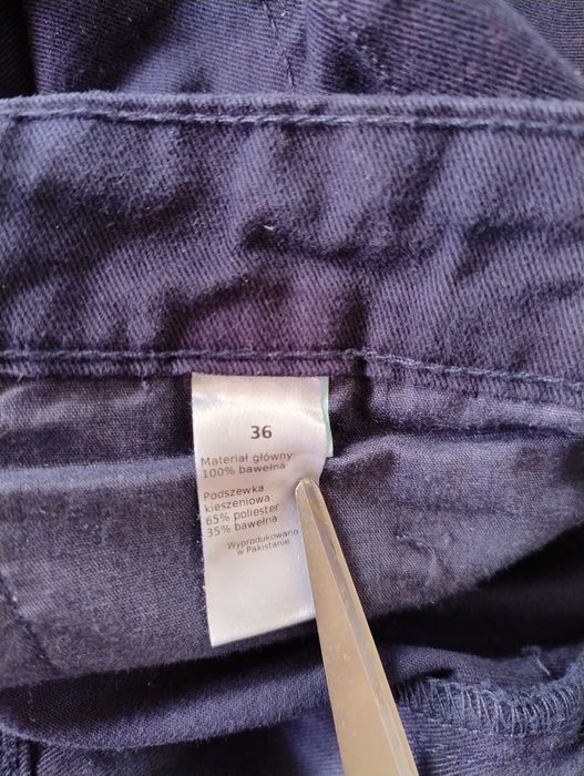 SUPER CENA Dżinsy spodnie jeansowe młodzież męskie Wólczanka r.36 bawe