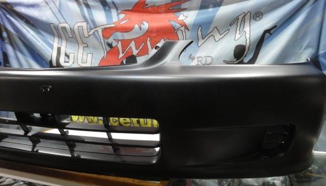 Para-choques frontal honda civic 1999-2001 2 / 3 / 4 portas em plástico ABS