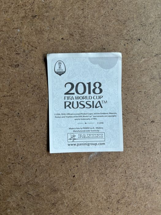 Cromos Futebol Russia 2018
