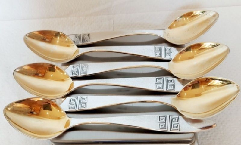 Чайные серебряные ложки *875 срібні 916 пробы чайні