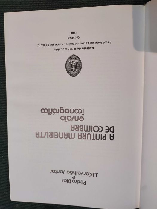 A Pintura Maneirista de Coimbra Ensaio Iconográfico