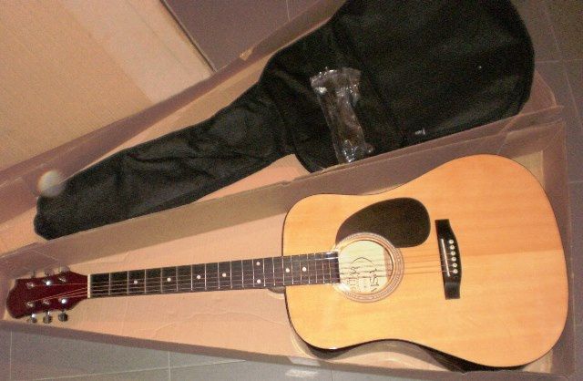 Guitarra western de várias cores MSA