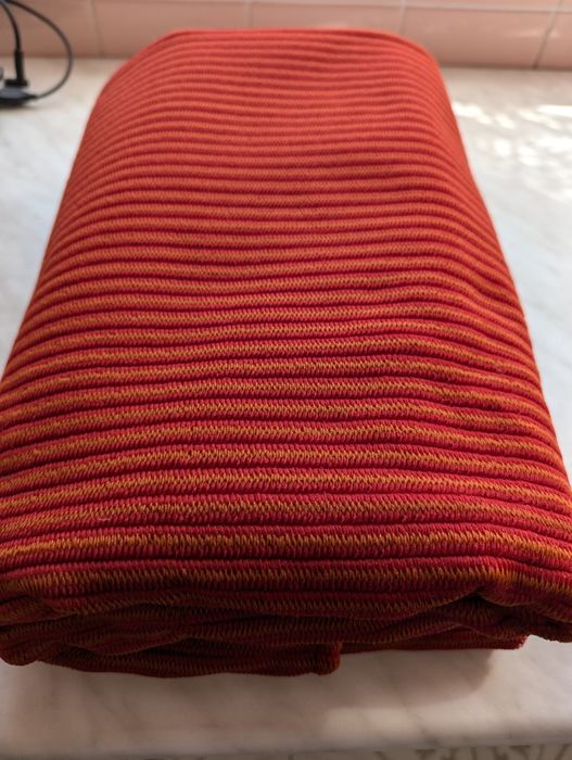 Narzuta na łóżko 140 cm x 200 cm w prążki