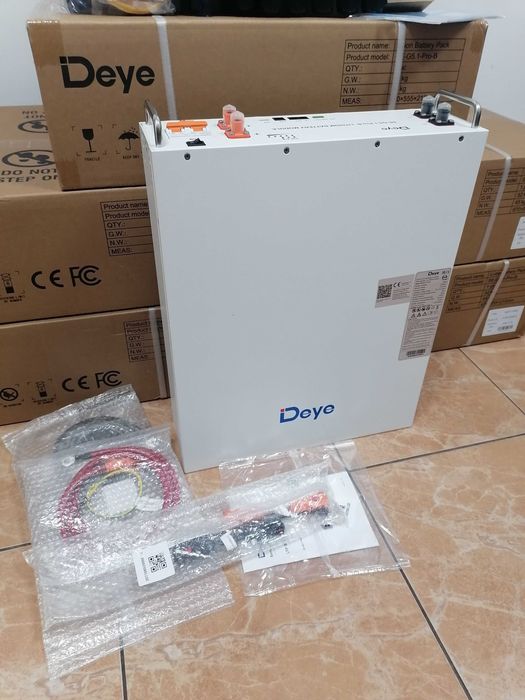 Комплект резервного живлення інвертор Deye SUN-6K батарея SE-G5.1Pro-B