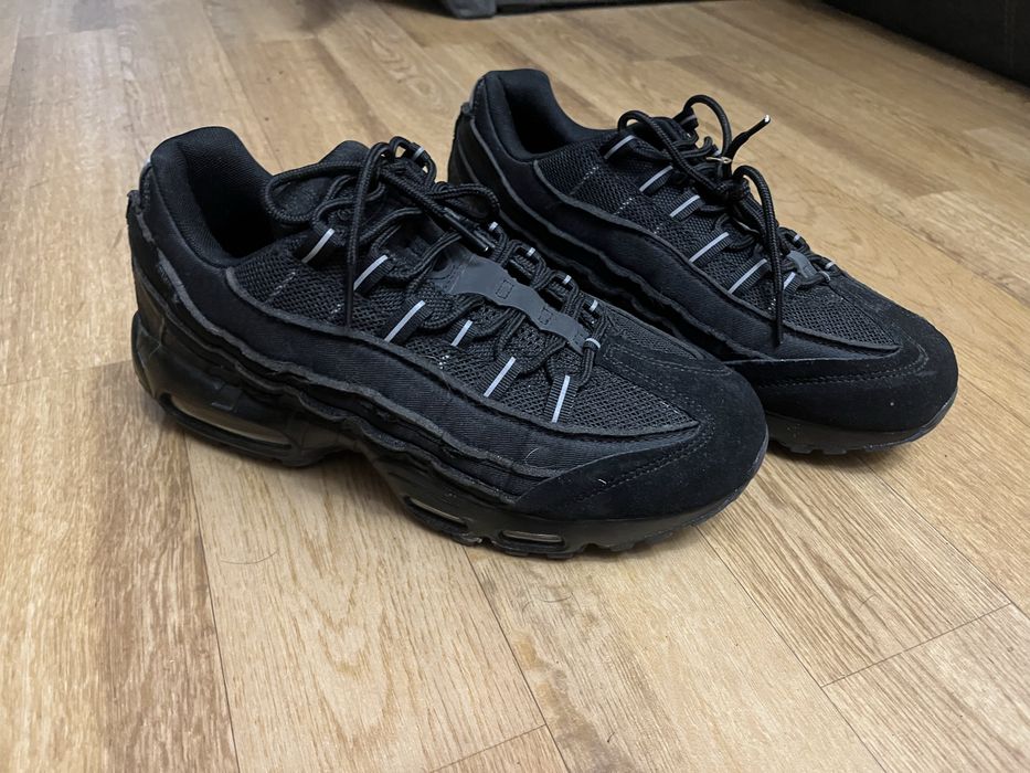 Кроссовки nike air max 95 comme des garcons black