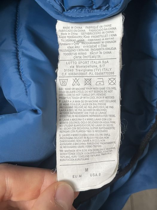 Kamizelka Lotto puchowa niebieska r. M