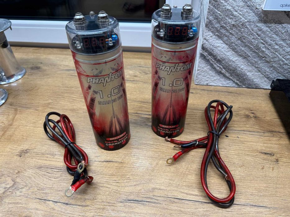 kondensatory car audio phantom 1 farad + przewody