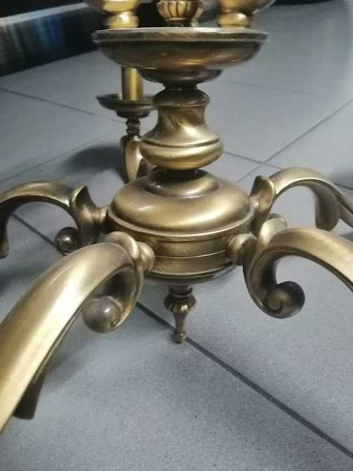 Candeeiro tecto estilo holandês em latão