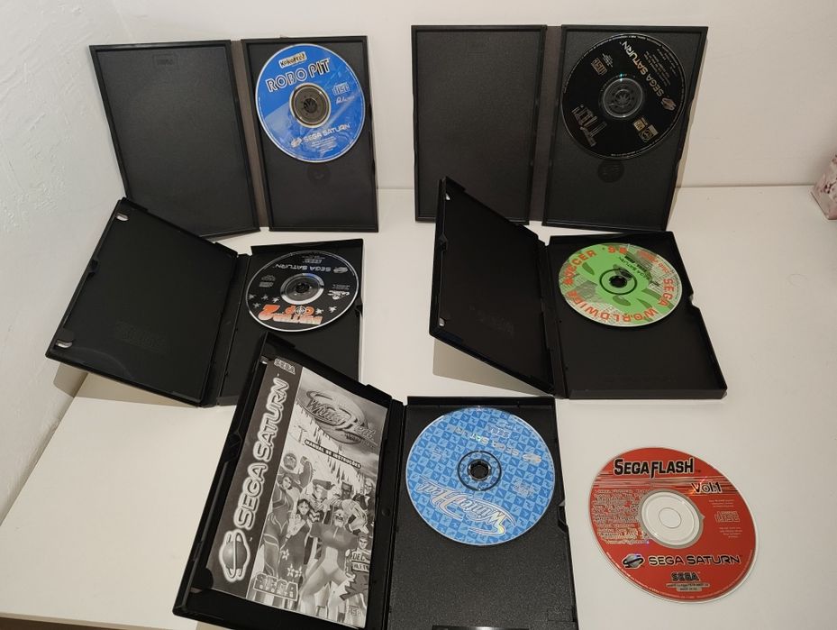 Jogos Sega Saturn Originais PAL – Lote 6 Jogos