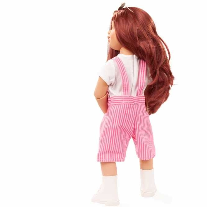 Лялька кукла Laura Gotz у рожевому костюмі, 50 см