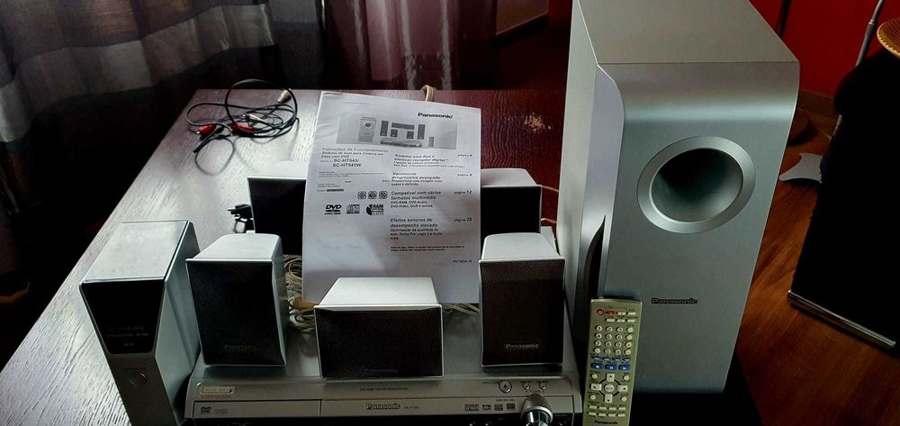 Panasonic DVD Player and 5.1 Surround Sound System64550283375745120