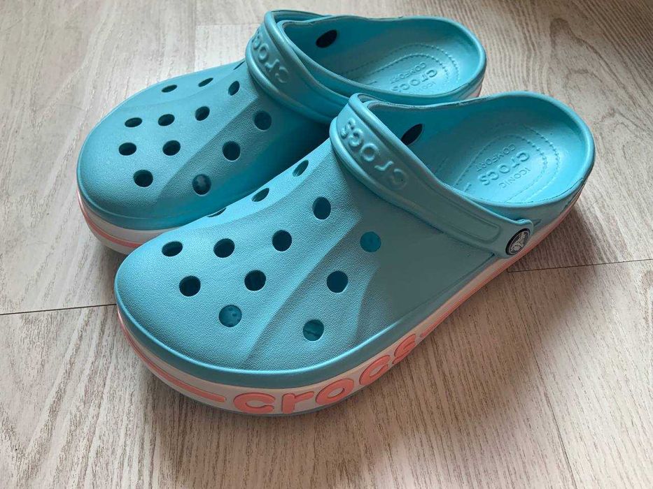 Крокси блакитні Crocs 40/41 розм. на стопу 25,8-26,3 см знижка є нюанс