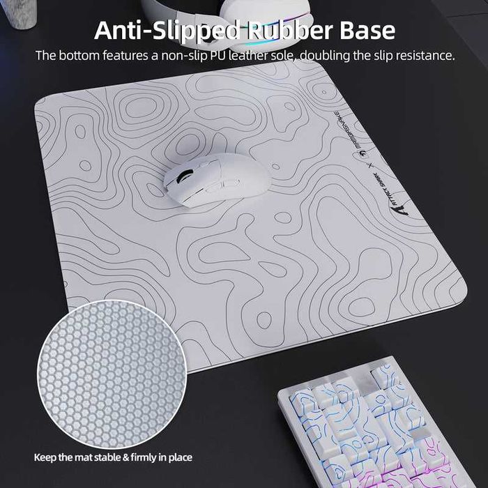 ‼️Attack Shark CM05 White (45х40 см) стеклопад для мышки‼️