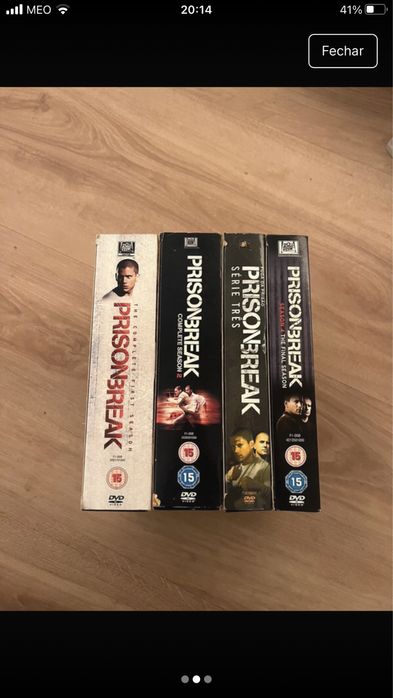 Coleçao de dvds completa da série prison break