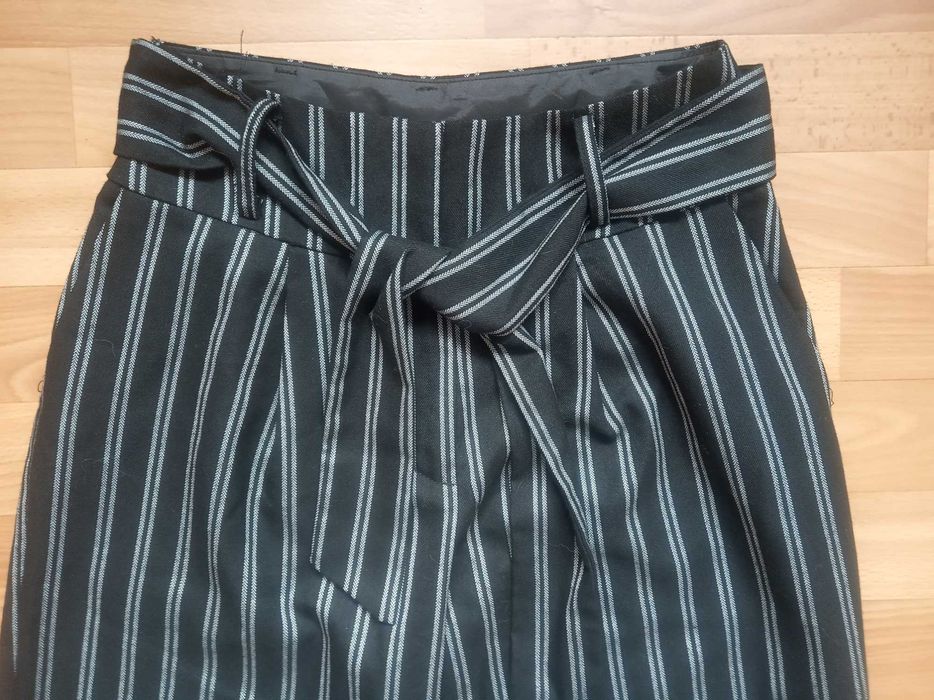 Классные брюки-кюлоты с поясом New Look р.34 (XS)