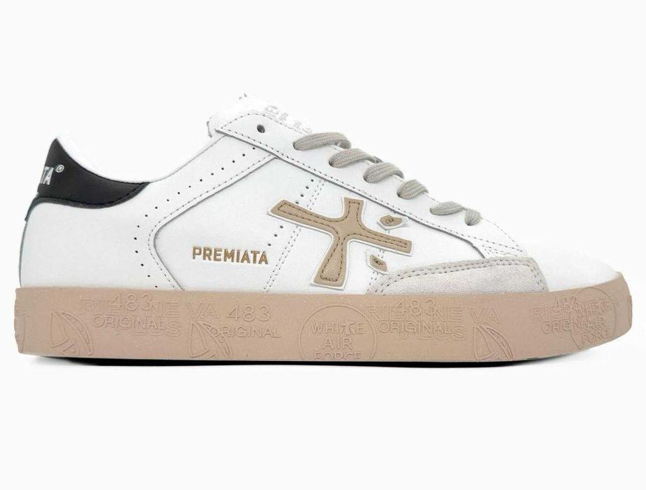 Унисекс кожаные кроссовки Premiata Steven шкіряні кросівки премиата