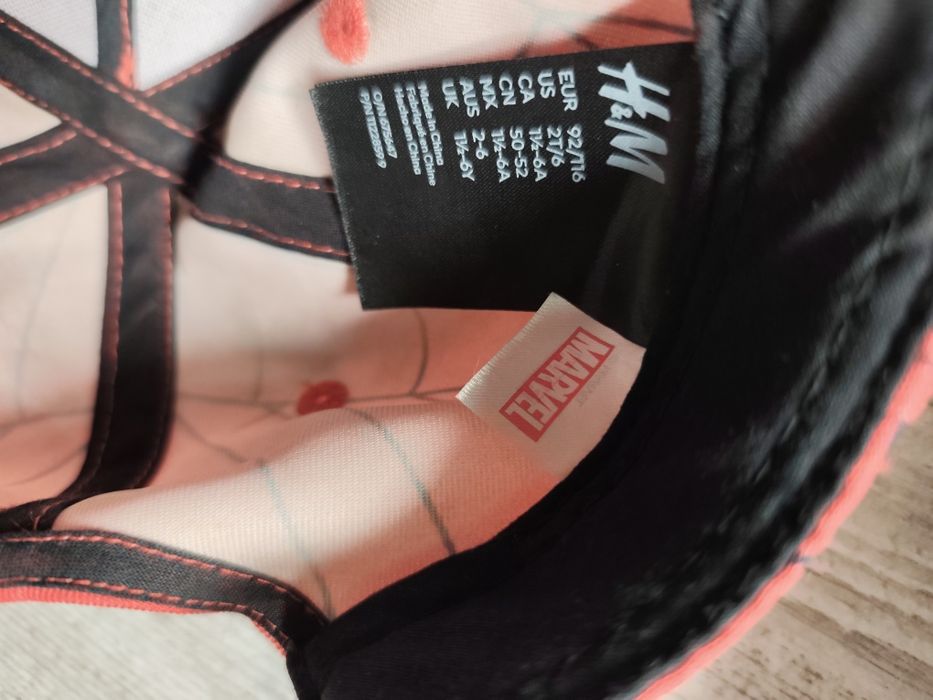 Zestaw dla fana Spidermana kapcie 30 plecak czapeczka