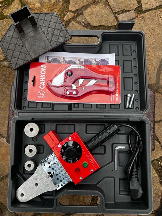 Паяльник для пластиковых труб 20-32 Санком + ножницы в подарок