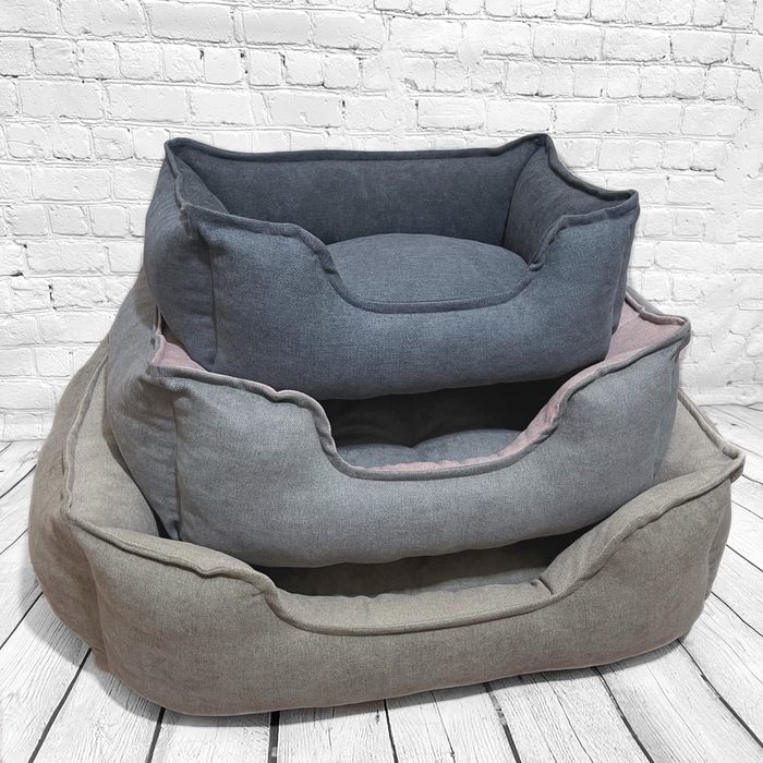 Лежанки для тварин з меблевої тканини преміум якості міцні щільні