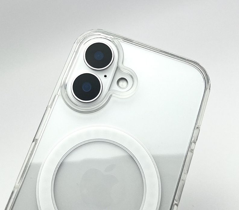 Чехол Magsafe на iPhone 15 16 17 Pro Max прозрачный магнитный магсейв